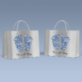 Baby shower Feet Het is een Jongen Blauwe Zeevilve Groot Cadeauzakje