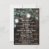 Baby shower Feet Rustic Green Wood Silver Kaart (Voorkant)