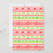 BABY SHOWER FIESTA INVITATIE KAART (Achterkant)