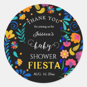 Baby shower Fiesta Mexicaans Partij voor sticker