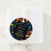 Baby shower Fiesta Mexicaanse Party ronde Favor Ta Bedankjes Labels (In situ)