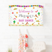 Baby shower Fiesta Mexican Culture Cactus Spandoek (Insitu)