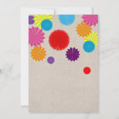 baby shower Fiesta! Mexican Thlege Shower Invite Kaart (Achterkant)