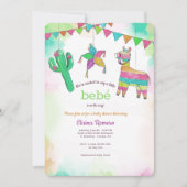 Baby shower Fiesta Uitnodiging (Voorkant)
