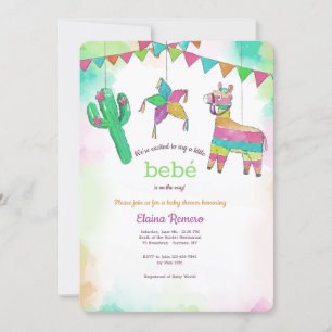 Baby shower Fiesta Uitnodiging