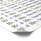 Baby shower fietsgassdiagram poster (Hoek)