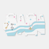 Baby shower Flamingo Mam en Baby Bedankdoosjes (Uitgevouwen)