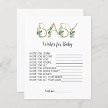 Baby shower Floral Greenery wenst advies van de Ba