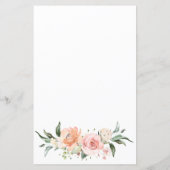 Baby shower Floral raadt het prijsspel (Achterkant)