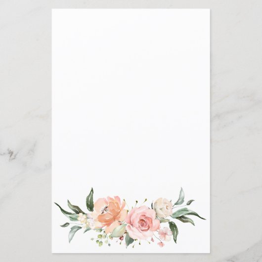 Baby shower Floral raadt het prijsspel (Achterkant)