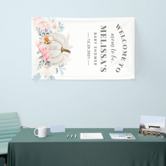 Baby shower Floral Roses Pumpkin Spandoek (Beurs)