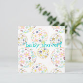 Baby shower Florentijnse luchtbellen Kaart (Staand voorkant)