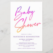 Baby shower FLYER-regenboogstraal voor eenvoudig s Flyer (Voorkant)