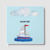 Baby Shower Foil Guest Book  Gastenboek (Voorkant)