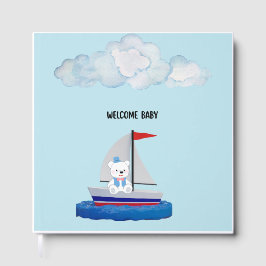 Baby Shower Foil Guest Book  Gastenboek