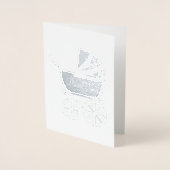  Baby shower Folie Kaarten (Voorkant)