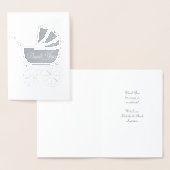  Baby shower Folie Kaarten (Display)