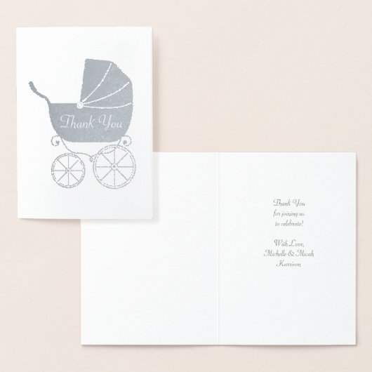  Baby shower Folie Kaarten (Display)