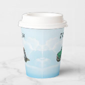 Baby shower for a boy, sedan papieren bekers (Rechts)