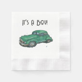 Baby shower for a boy, sedan servet (Voorkant)