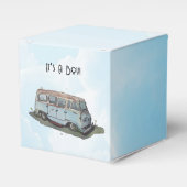 Baby shower for a boy, Van and sedan  Bedankdoosjes (Voorkant Zijde)