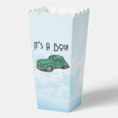 Baby shower for a boy, van and sedan bedankdoosjes (Achterkant)