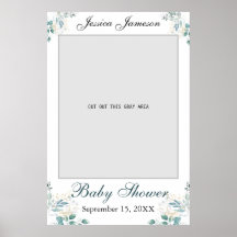 Baby Shower Foto Prop Poster