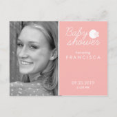 Baby shower Fotouitnodigingen met Vogel Briefkaart (Voorkant)