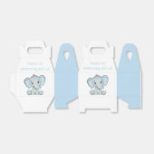 Baby shower Gable Box van de Elephant Waterverf va Bedankdoosjes (Uitgevouwen)