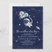 Baby shower Galaxy Baby shower Inv Kaart (Voorkant)