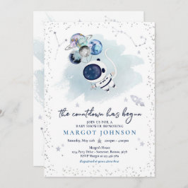 Baby shower Galaxy Baby shower Inv Kaart