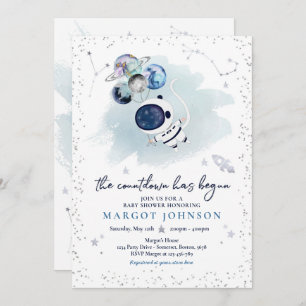 Baby shower Galaxy Baby shower Inv Kaart