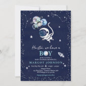 Baby shower Galaxy Baby shower Inv Kaart (Voorkant)