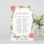 Baby shower game (Staand voorkant)