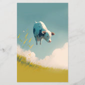 Baby shower Game Baby Bingo Party Koe (Achterkant)