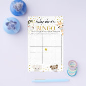 Baby shower Game Bingo Kaart (Enkel)