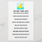 Baby shower game briefpapier (Voorkant)