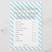 Baby shower game flyer (Voorkant)