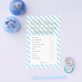 Baby shower game flyer (Enkel)
