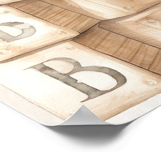 Baby shower GAME Guess uitgerekende datum kunnen w Poster (Hoek)