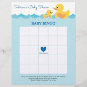 Baby shower game in Cute Rubber Duck Theme (Voorkant)