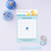 Baby shower game in Cute Rubber Duck Theme Flyer (Enkel)