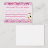 Baby shower game Nutpful Hint Kaarten (Voorkant / Achterkant)