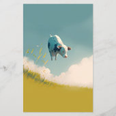 Baby shower game over of onder Koe Blue Boy (Achterkant)