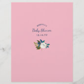 Baby shower Game raad wie mama of papa Editable is (Achterkant)