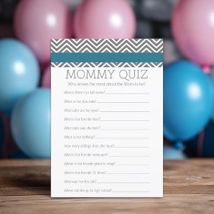 Baby shower Game - Wie kent mammie het beste