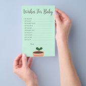 Baby shower game wil Baby flyer (Hand)