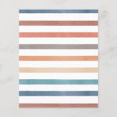 Baby shower Game zou ze een beetje Boho-regenboog (Achterkant)