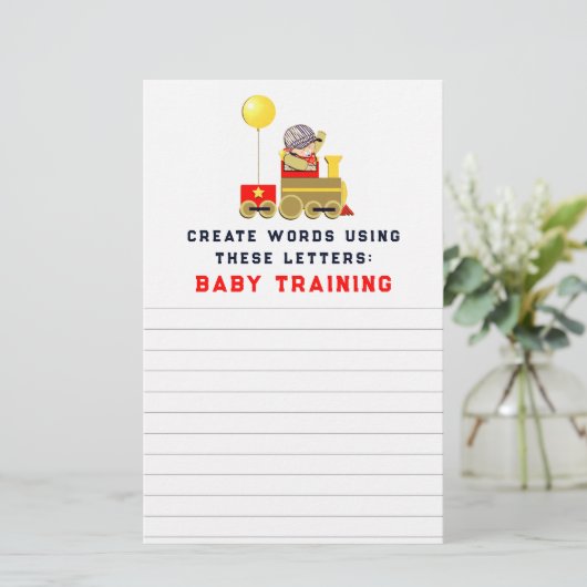 Baby shower Games (Staand voorkant)