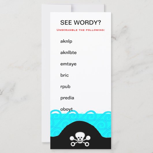 BABY SHOWER GAMES (Achterkant)